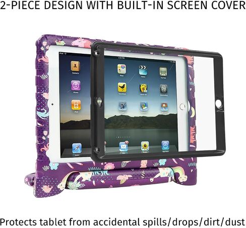حافظة HDE لجهاز iPad 9.7 بوصة 2018/2017 للأطفال غطاء صلب مقاوم للصدمات ومقبض مع واقي شاشة مدمج لجهاز Apple Education iPad الجديد 9.7 بوصة (الجيل السادس) / الجيل الخامس iPad 9.7 in Kuwait