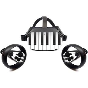 MIGHTY SKINS MightySkins Skin for Oculus Quest - Piano Keys | Protective, Durable, and Unique Vinyl Decal Wrap Cover | Easy to Apply, Remove, and Change Styles | Made in The USA