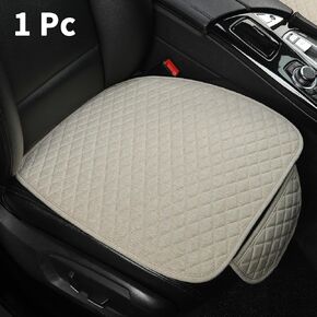 West Llama Linen Car Seat Covers,Bottom Seat Covers for Cars Universal Fits 90% Vehicles,SUVs,Vans,Sedan(Beige)
