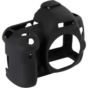 Easy Hood Case for Canon 5D Mark IV Digital Camera, Anti-Scratch Soft Silicone Rubber Housing Case Shell Protective Camera Cover Skin Protector (Black)