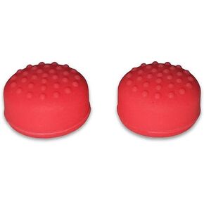 2 PCS Silicone Analog Thumb Stick Grips Caps Thumbsticks Joystick Cap for Switch Poke Ball Plus Pokeball NS Baoke Dream Elf Ball Plus Controller (Red)