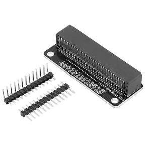 Micro:Bit Edge Connector, Bit Board To A Breadboard Extension Board 2.54Mm Pin, Microbit BBC Expansion Board(black)
