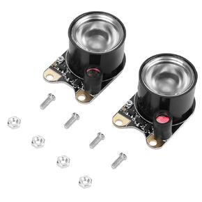 1 Pair Led Fill Light Ir 850ir Night Visionss Camera Module Raspberry Pi Fill Light Ir Cut Camera Module Board Standard 5mp with Screws and Nuts for Raspberry Pi 3/2/b+
