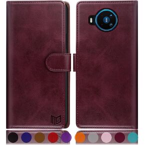 SUANPOT for Nokia X100 5G Wallet case 【RFID Blocking】 Credit Card Holder, Flip Folio Book PU Leather Phone case Shockproof Cover Women Men for Nokia X100 Phone case (Sea Green)
