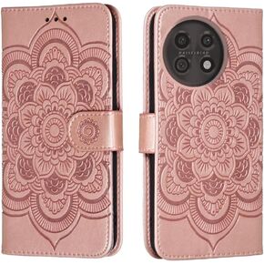 for OnePlus 11 5G Case Wallet with Card Holder Kickstand Magnetic Soft Leather Flip Fold Case for OnePlus 11 Cover (Pink) in Kuwait