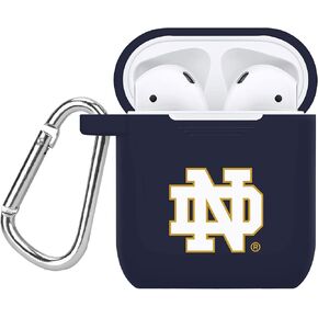 AFFINITY BANDS Notre Dame Fighting Irish Silicone Case Cover Compatible with Apple AirPods Gen 1 & 2 (Navy)