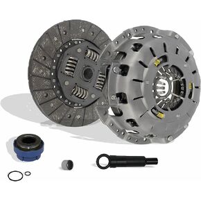 Clutch And Slave Kit Set compatible with Ranger B2300 B2500 B3000 Bse Xl Xlt Limited Sport Stx Ds 1995-2011 2.3L L4 Gas Dohc 2.5L Gas Sohc L4 3.0L V6 Gas Ovh (Self-Adjusting Clutch Cover; 07-116S)