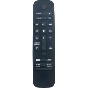 Allimity FX10 Replaced Remote Control Compatible with Philips Stereo Bluetooth Stereo System FX10/37 FX10/12