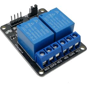 Excelity 2 Channel DC 5V Relay Module for Arduino Raspberry Pi DSP AVR PIC ARM