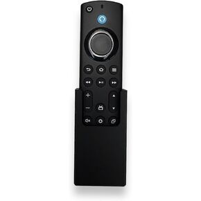 Wall Remote Holder for Fire Tv Stick Remote Short Compact Version. Black in Color with Hardware and Adhesive Strip & Screw. (3D Printed in Florida, USA)