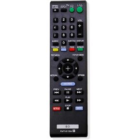 ZdalaMit RMT-B119A Replaced IR Remote Control fit for Sony Blu-ray BD Disc Player BDP-BX110 BDP-S1100 BDP-S3100 BDP-BX310 BDP-S3200 BDP-S580 BDP-BX18 BDP-S185 BDP-S3100 BDP-S5100 BDP-BX510 BDP-S390