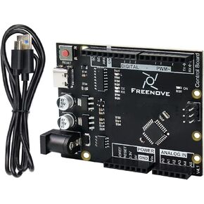 Freenove Control Board V4 (Compatible with Arduino IDE) with USB Type-C Interface, Detailed Instructions, Example Projects and Code