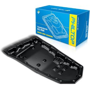 PHILTOP Transmission Pan with Drain Plug Compatible with Camry, Highlander, Sienna, R-AV4, RX350, RX330, Avalon, ES330, Solara, Matrix, Corolla