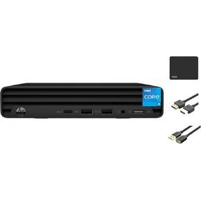 HP Pro Mini 260 G9 Desktop Computer, Intel Core i5-1335U Processor, 32GB RAM, 1TB SSD, Intel Iris Xe Graphics, Wi-Fi 6, Bluetooth 5.3, Windows 11 Pro, RJ-45, HDMI, DisplayPort, with 5AVE Accessories