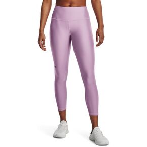 Under Armour Womens HeatGear Armour High Waisted Ankle No-Slip Leggings, (174) Fresh Orchid / / Black, Medium
