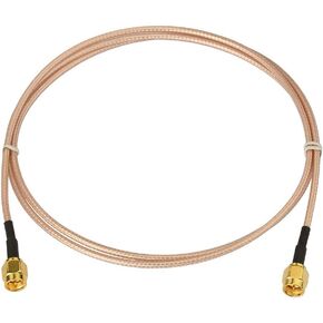 Bingfu SMA Male to SMA Male RG316 Coaxial Jumper Cable 1m 3 feet for LNA Low Noise RTL SDR Dongle ADS-B Receiver VNA Vector Network Analyzer Antenna SWR Meter Spectrum Analyzer