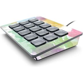 MightySkins Skin for Elgato Stream Deck - Watercolor White | Protective, Durable, and Unique Vinyl Decal wrap Cover | Easy to Apply, Remove, and Change Styles | Made in The USA
