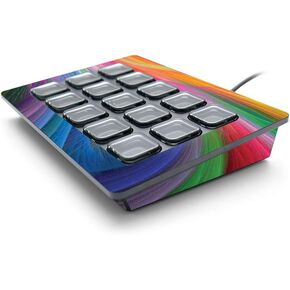 MightySkins Skin for Elgato Stream Deck - Rainbow Waves | Protective, Durable, and Unique Vinyl Decal wrap Cover | Easy to Apply, Remove, and Change Styles | Made in The USA