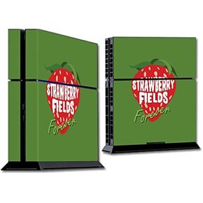MightySkins Skin Compatible with Sony Playstation PS4 Console – Strawberry Fields Forever | Protective, Durable, and Unique Vinyl wrap Cover | Easy to Apply, Remove | Made in The USA