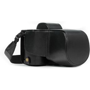 MegaGear Sony Alpha A7S II, A7R II, A7 II (28-70mm) Ever Ready Leather Camera Case and Strap, with Battery Access - Dark Brown - MG1121
