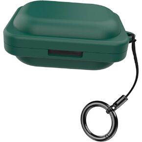 case Compatible with Nothing Ear a Cover Wireless Earbuds Silicone Material Shockproof Unique Portable Protective Cover with Carabiner (Black)