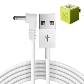 Tonton 1M USB Charger Cable for Tonies Toniebox, DC 5V to 9V Replacement Charging Base Station Power Cord for Tonie Box Audio Player, DC Barrel Plug Adapter, DC Voltage Converter