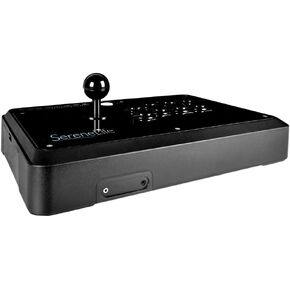 SereneLife Universal Video Game Fight Stick - Classic Plug n Play Arcade Fighting Pad Joystick Console Controller w/ USB Wired Connection, Rubber Grips, For PC PS3 Xbox 360 - SereneLife SLARJST28