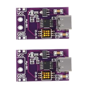 2pcs QC AFC PD2.0 PD3.0 to DC Spoof Scam Fast Charge Trigger Polling Detector USB-PD Notebook Power Supply Change Board Module Type-C