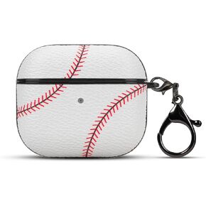 Case for Airpods 3, for Airpods 3 Skin Accessories Sport Pattern for Airpods 3 Cover Leather Case for Apple Charging Case for AirPods 3 2021 Release, Soccer