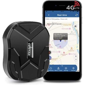 GPS Tracker for Vehicles Hidden Magnetic Car GPS Tracker 20000mAh Long Battery Life Real-Time GPS Tracking Device for Cars, Motorcycles, Trucks, Assets