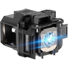لمبة مصباح بديلة AWO لـ ELPLP88 / V13H010L88 مع مبيت لـ EPSON Powerlite 1262W 955W 965 97 98 99W S17 S27 W17 W29 W21 X21 X27 VS330، EB-W28 EX3220 EX5230 EX7220 H568A