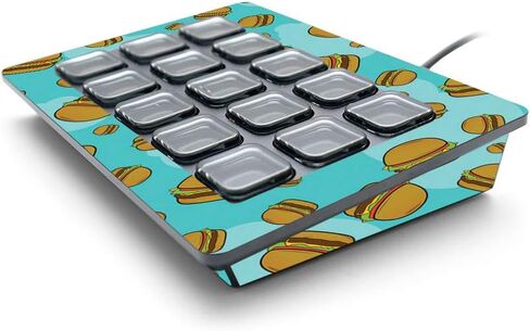 MightySkins Skin for Elgato Stream Deck - Burger Heaven | Protective, Durable, and Unique Vinyl Decal wrap Cover | Easy to Apply, Remove, and Change Styles | Made in The USA in Saudi Arabia