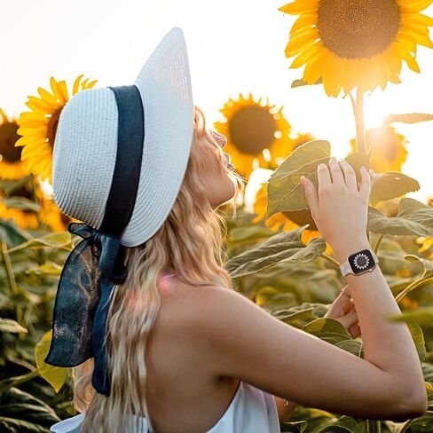 Sunflower Engraved Band Compatible with Apple Watch Band 40mm 41mm 38mm 42mm 44mm 45mm 49mm Women,Lace Hollow-out Sport Soft Floral Silicone Strap for iWatch Series 9 8 6 5 4 3 2 1 SE Ultra Ultra 2 in Saudi Arabia