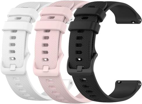 YEEJOK Compatible for Garmin Watch Bands Silicone, 20mm Vivoactive 5/3 Bands, Venu 3/2 Bands, 18mm Venu 2S/2S,Vivoactive 4S Watch Straps, 22mm Vivoactive 4 Bands.45mm Fitness Replacement for Men Women in Saudi Arabia