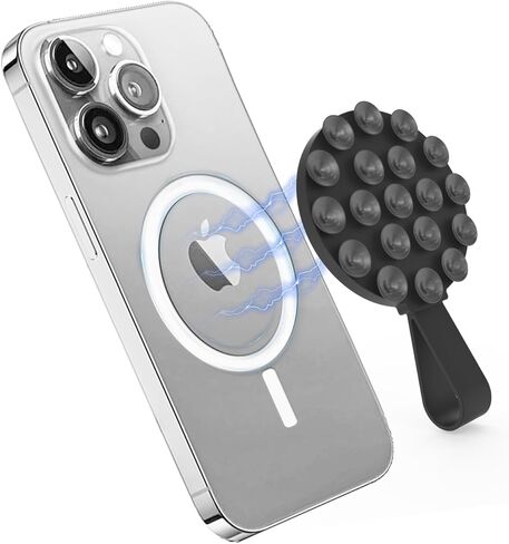 Suction Cup Phone Mount [Upgraded 19 Suction Cups], Hands-Free Mirror Shower Wall Phone Holder Mount for iPhone/Samsung/Google,TikTok Creator, Videos, Selfies in Saudi Arabia