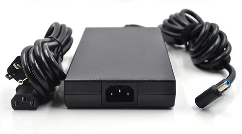 محول تيار متردد لشاحن الكمبيوتر المحمول HP 200W 19.5V 10.3A HP متوافق مع الكمبيوتر المحمول HP OMEN Pavilion Gaming 15 17 15t 17t Envy 15 2020 TPN-DA10 L00818-850 ADP-200HB B HP 200W مزود طاقة مع سلك طاقة in Kuwait