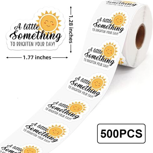 Thank You Your Support Cute Small Shop Stickers, Online Retailers Small Business Small Shop Thank You Stickers Gift Bags Packages Envelopes Labels, 500 Labels Per Roll in Kuwait