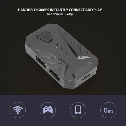 for Mix Pro Keyboard and Mouse Converter, 4 in 1 Mobile Game Combo Pack Gaming Keyboard Mouse Converter Customized Key Settings in Saudi Arabia