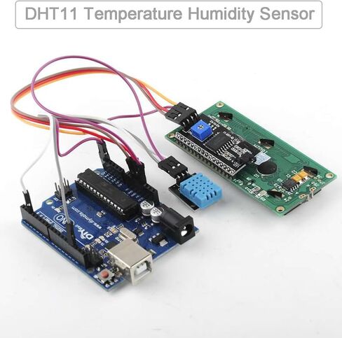 1602 IIC وحدة شاشة عرض LCD 5V 16x2 شخصية بيضاء خلفية زرقاء مع محول تسلسلي I2C PCF8574 للوحة تطوير Arduino ESP32 (عبوة من قطعتين) in Kuwait
