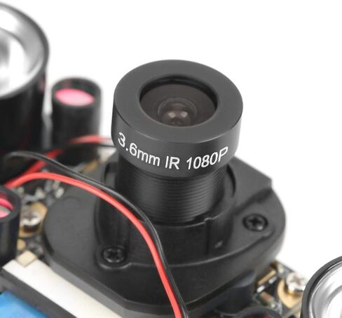 Infrared Night Vision Camera Module for Raspberry Pi with 5MP 1080p Camera&OV5647 Chip&5 Megapixel Sensor&72° Wide Angle Fisheye Lens&850 IR Fill Light,Video Webcam for Raspberry pi B 3/2 in Saudi Arabia