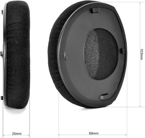 RS160 RS170 RS180 Ear Pads Upgrade Quality - defean Replacement Ear Cushion Earpads Compatible with Sennheiser RS160 RS170 RS180 HDR160 HDR170 HDR180 Headphones,Noise Isolation Foam(Velour) in Saudi Arabia