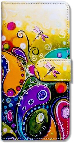 Bcov Case for Galaxy A50, Hummingbird in Flowers Leather Flip Wallet Case Cover with Card Slot Holder Kickstand for Samsung Galaxy A50 in Saudi Arabia