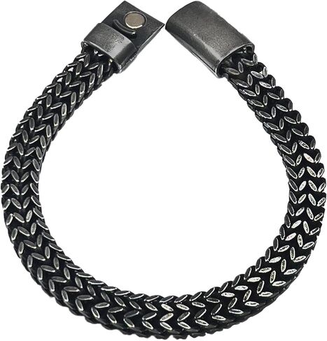 The Unbroken Collection : Stainless Steel Bracelets for Men Medieval Vintage Distressed Style, Great Gifts for Men -316L Old World Finish 8mm 8.25 Mens Jewelry symbolizing in Kuwait