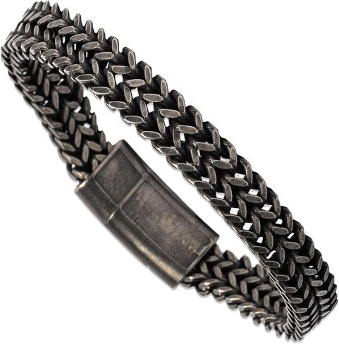 The Unbroken Collection : Stainless Steel Bracelets for Men Medieval Vintage Distressed Style, Great Gifts for Men -316L Old World Finish 8mm 8.25 Mens Jewelry symbolizing in Kuwait
