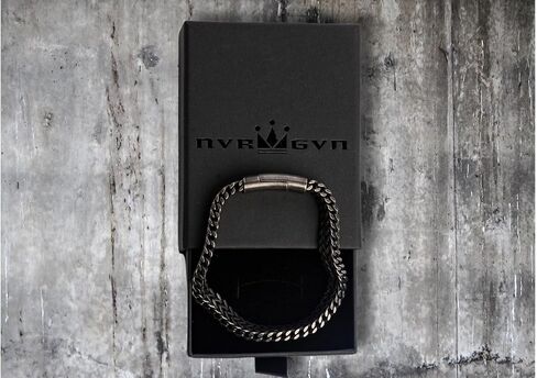 The Unbroken Collection : Stainless Steel Bracelets for Men Medieval Vintage Distressed Style, Great Gifts for Men -316L Old World Finish 8mm 8.25 Mens Jewelry symbolizing in Kuwait
