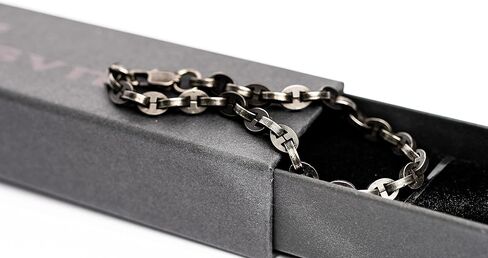 The Unbroken Collection : Stainless Steel Bracelets for Men Medieval Vintage Distressed Style, Great Gifts for Men -316L Old World Finish 8mm 8.25 Mens Jewelry symbolizing in Kuwait