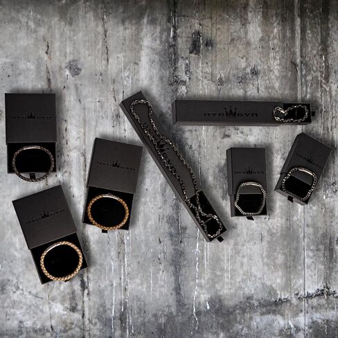 The Unbroken Collection : Stainless Steel Bracelets for Men Medieval Vintage Distressed Style, Great Gifts for Men -316L Old World Finish 8mm 8.25 Mens Jewelry symbolizing in Kuwait