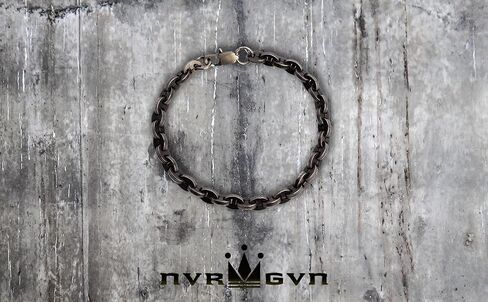 The Unbroken Collection : Stainless Steel Bracelets for Men Medieval Vintage Distressed Style, Great Gifts for Men -316L Old World Finish 8mm 8.25 Mens Jewelry symbolizing in Kuwait