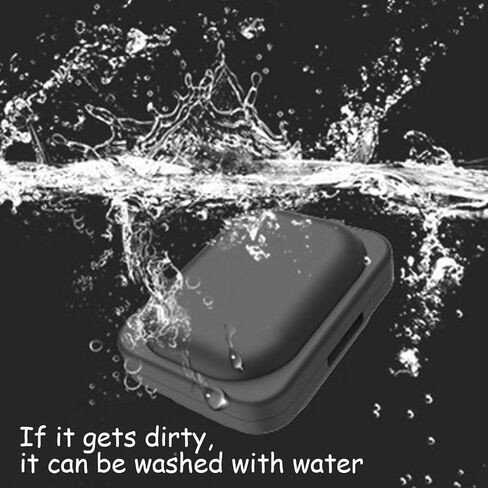 case Compatible with Nothing Ear a Cover Wireless Earbuds Silicone Material Shockproof Unique Portable Protective Cover with Carabiner (Black) in Saudi Arabia