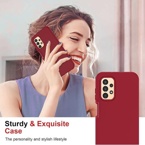 LeYi for Samsung Galaxy A13 5G Phone Case: Galaxy A13 5G Case with [2 x Tempered Glass Screen Protector], Full-Body Shockproof Soft Liquid Silicone Protective Phone Case for Samsung A13 5G, Mint in Kuwait